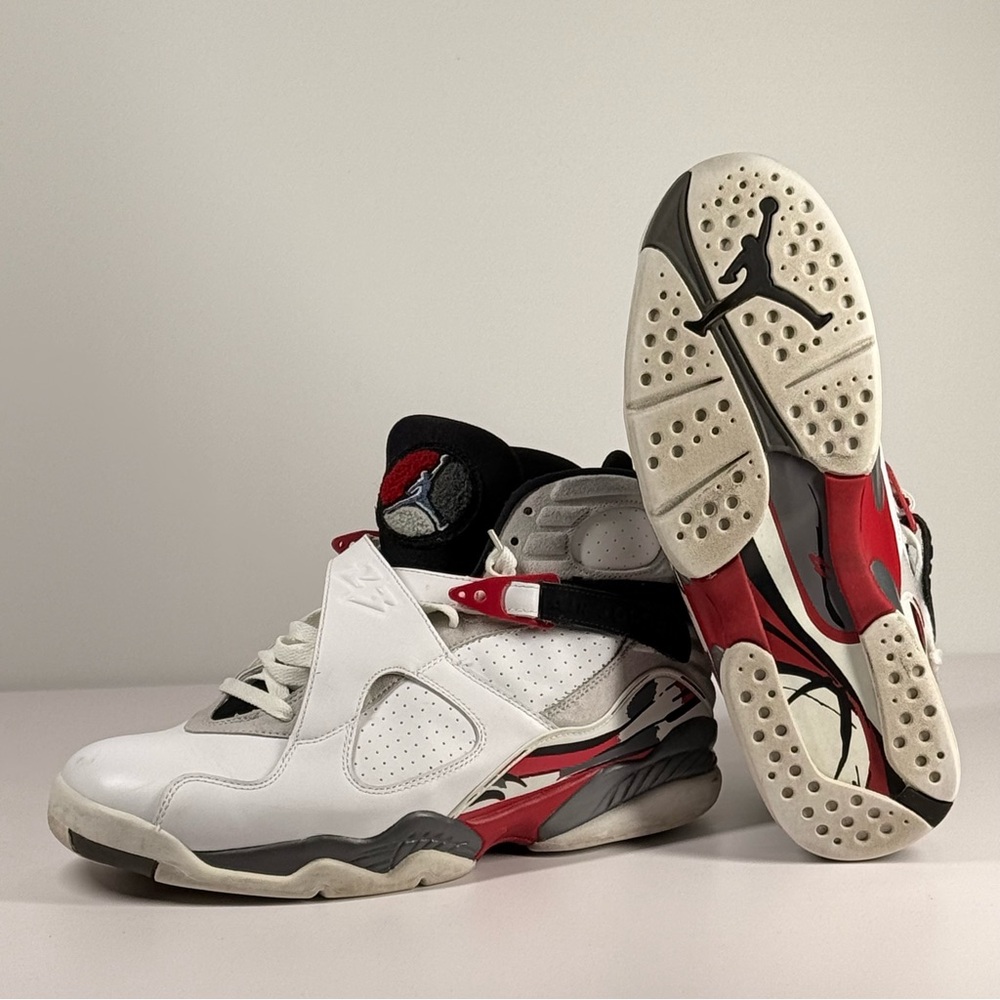Air Jordan 8 Retro Bugs Bunny White Black True Red Men's Size 12 - 305381-103 - Picture 2 of 15
